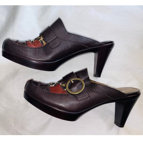 Bella Vita Patchwork Leather Mules - Women's Size 6 1/2 M - Picture 7 of 11